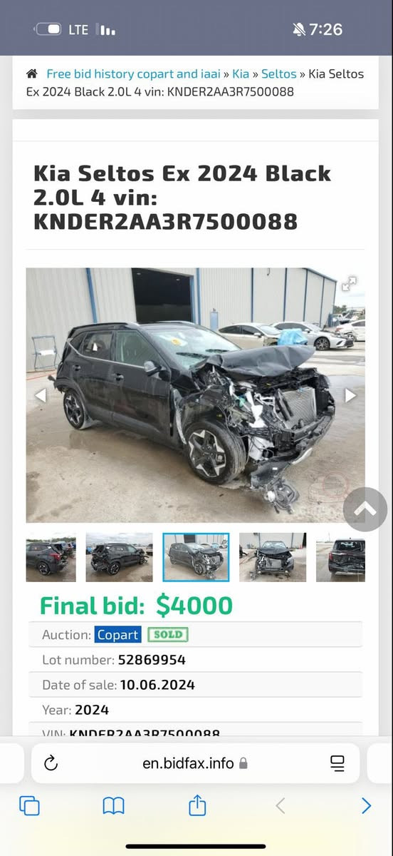 السلام عليكم للبيع 
كيا سلتوز 2024
الحادث موضح بالصور 
مواصفاته فول 1/1
مكينة الفين دوش 2000
بصمة تشغيل 
بصمه ابواب 
تشغيل عن بعد 
شاشة دجتل
لد دشبول وابواب امامي ابلادي ويه الشاشه 
رادارات امامي خلفي 
مانع انزلاق 
تبريد قطعتين 
نزول منحدرات 
كشن كهرباء 
كشنات تدفئه
تحكمات استيرن 
ويل نجمة
كروز سرعه 
سياقه ذاتيه
تحديد مسار
نقاط عمياء 
ثلاث وضعيات للقياده 
اطفاء ذاتي عند الوقوف 
اشاير بل مري 
السعر 165
  
مكاني بغداد الغدير 
رقمي***********
موجود بي واتساب
