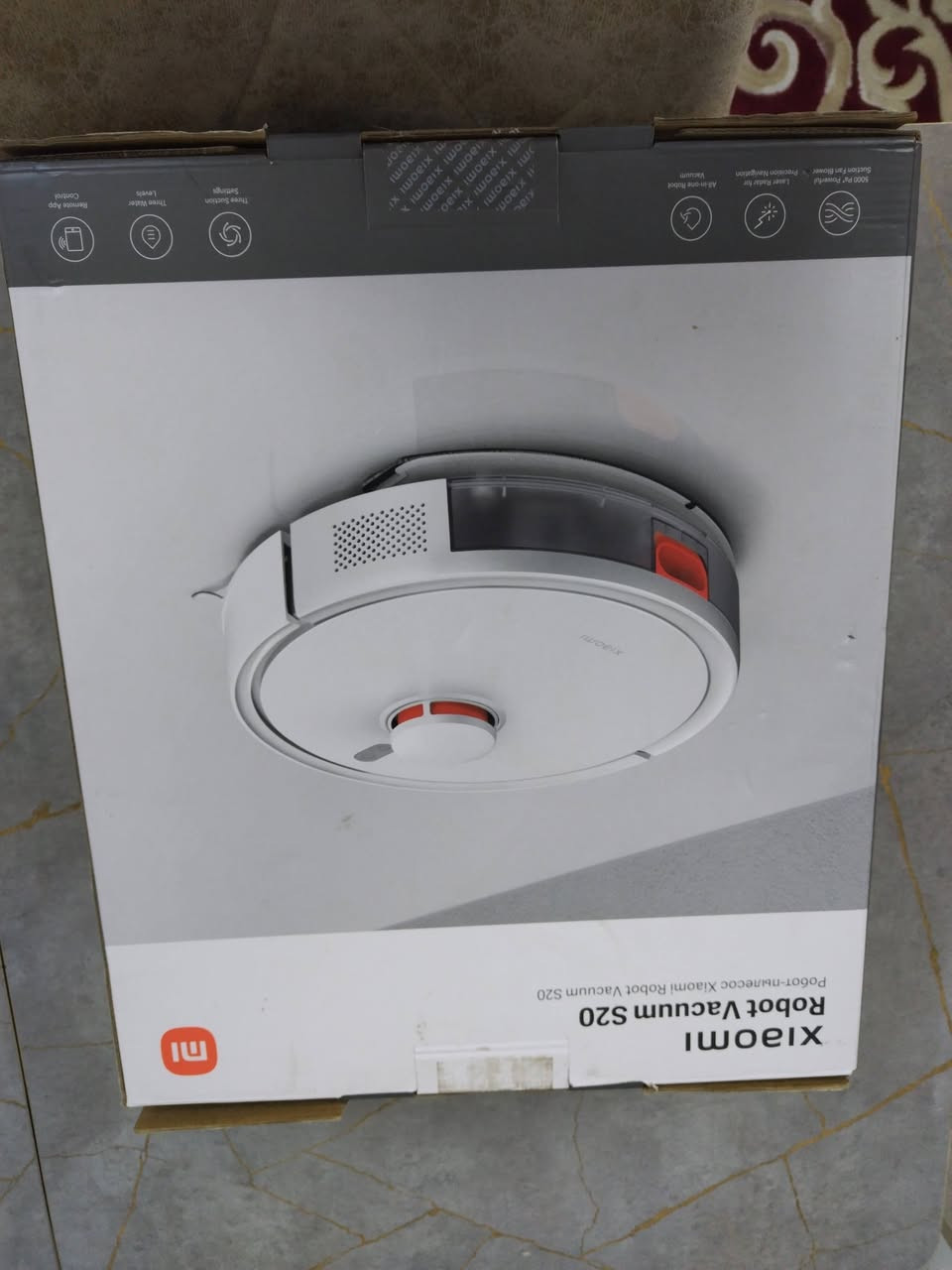 السلام عليكم
مكنسة روبوت
نوع شاومي S20 مفحوصة فقط نظافة ٩٩ بالمئة المواصفات ضمن الصور


**إذا كنت صاحب هذا الإعلان وتريد حذفه لأي سبب، رجاءا أرسل رسالة إلى الدعم الفني**