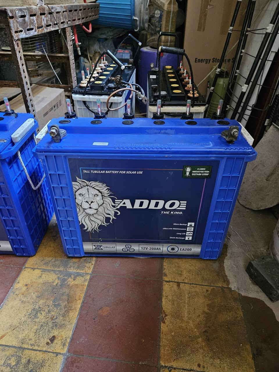 اسلام عليكم
اربع بطاريات  للبيع سعر البطارية ١٠٠ الف  كولهن شغالات  ومفحوصات  البطارية 🔋 ١٢ فولت. ٢٠٠ انبير  
علوان بغداد  الوشاش 
هاتف ***********
