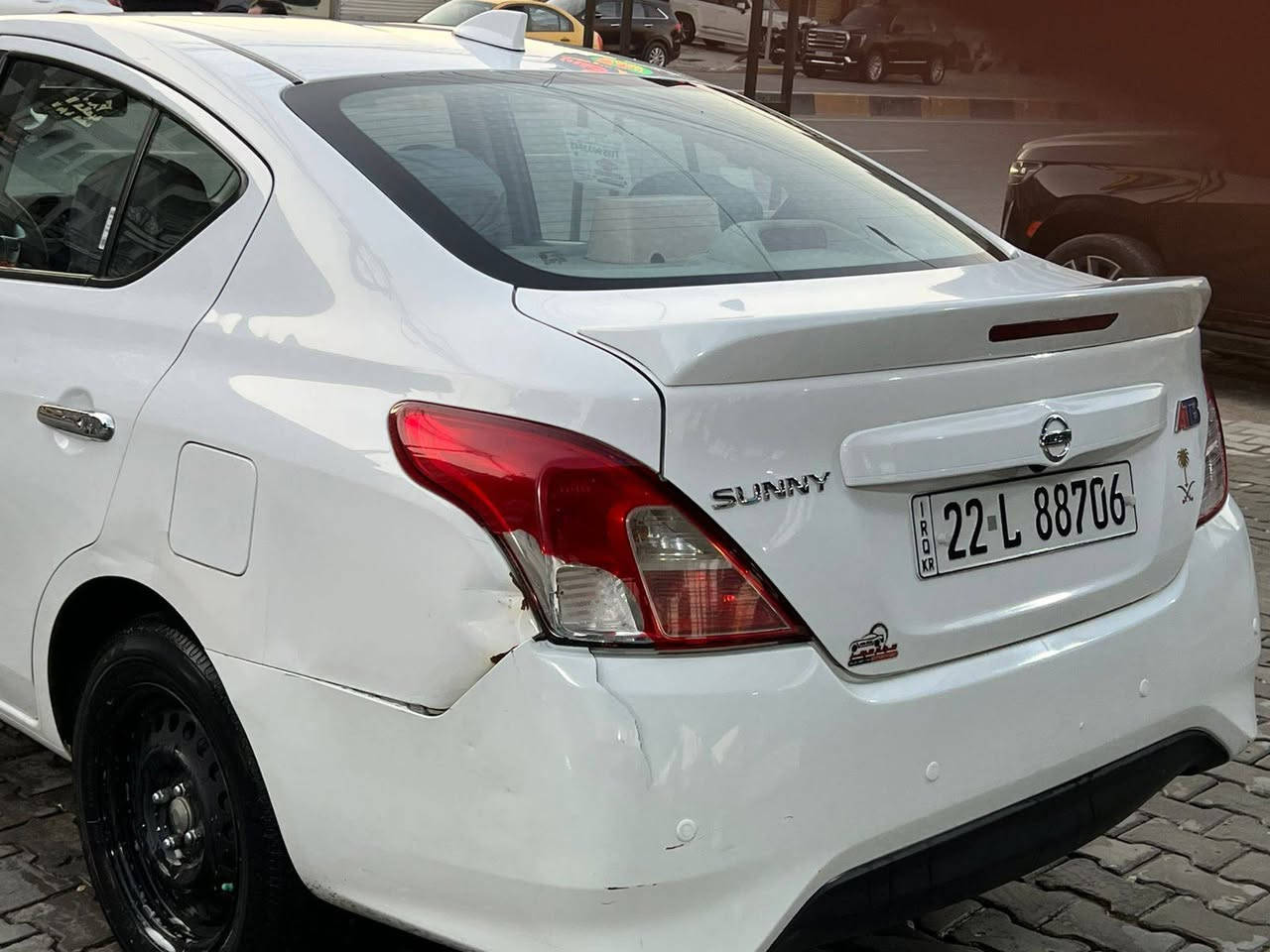 نيسان سني هندي بليته زركه موديل 2024
رقم اربيل تحويل ثاني يوم 
ضربه موضح بصوره 
اصبعين من بنيد بيه بارد 
جاملغ الي بصف سايق بيه طخه بسيطه 
سياره حلوه نضيفه 
*********** 
سعر 118
