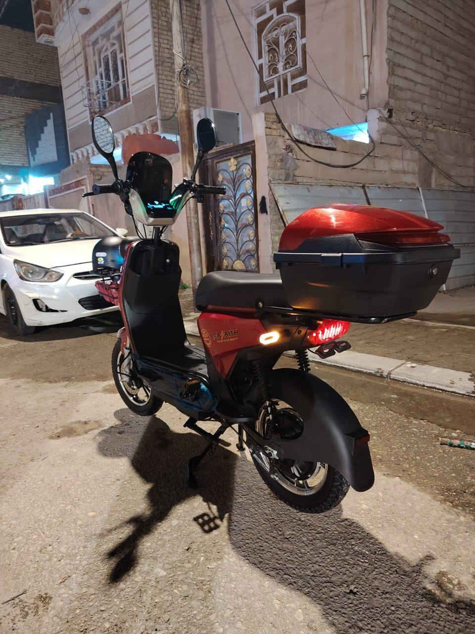 للبيع دراجه شحن جديده صار شهر ماخذها ٥٥٠ بيها مجال بسيط الشراي يتصل *********** النجف الاشرف
