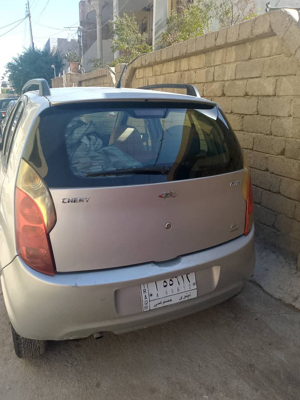 سلام عليكم للبيع شيري A1 موديل 2012 سيارة نظيفي توماتيك تبريد تدفيه بي في موصل رقم ***********
