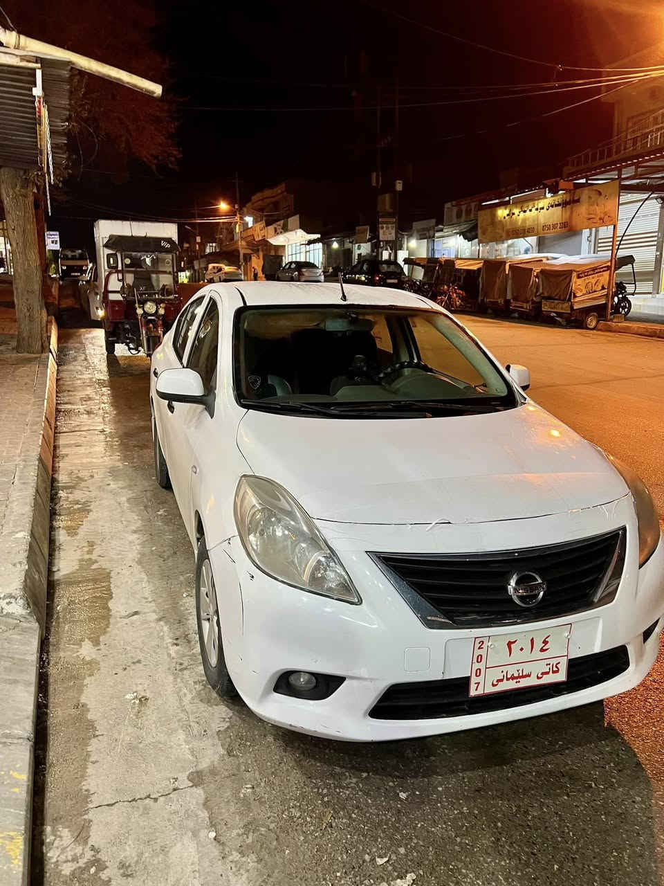 Nissan sanny 2014 
بڕاوەی دووبەی 
سەیارەی ماڵانە 
گێر تۆماتیك 
گێڕ svt نیە مەرغوبە
شاشە ئایپادی بۆ بەستراوە 
گێڕ و مەكینە بەشەرت 
سەیارەكە پەپمپە 
ماڵی مەدەنی بە شەرتە
نرخیی ٤٤ معامەلە
***********
