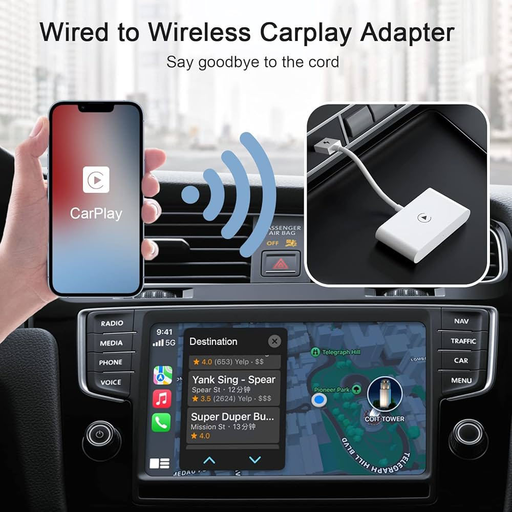 السلام عليكم شباب
متوفر محول كار بلاي لاسلكي للآيفون. شغله بسيط، يخلي الـ CarPlay السلكي بالسيارة يشتغل بدون كيبل، يعني تربط موبايلك بالسيارة عن طريق البلوتوث والواي فاي. 

تخلص من هوسه الكيبلات 

السعر 10 الف 

متوفر خدمه توصيل جميع المحافظات 

***********
