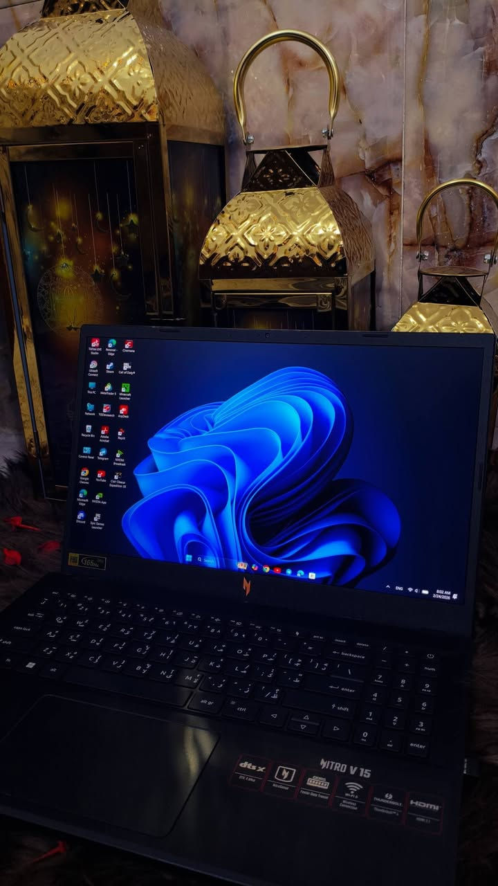 📌 للبيع لابتوب Acer Nitro V15
🧠 Intel Core i7-13620H
🎮  NVIDIA RTX 4060 
📊 RAM: 16 GB DDR5
💾 SSD: 512 GB
📺 15.6″ FHD IPS  165Hz
🔌 Windows 11 pro + USB-C / USB-TYPE C / HDMI / LAN / Bluetooth / Wi-Fi 6
السعر : مليون و300 وبي مجال


**إذا كنت صاحب هذا الإعلان وتريد حذفه لأي سبب، رجاءا أرسل رسالة إلى الدعم الفني**