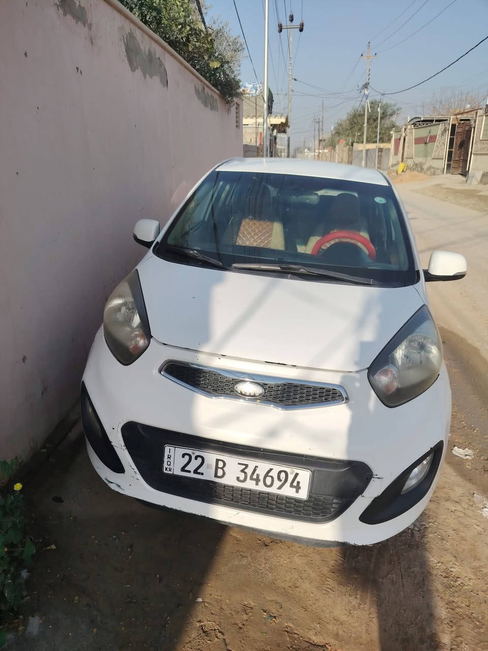 كيا بيكانتو موديل 2013 مكفوله صبغ وتبديل بيه حالوب قليل رقم أربيل الجديد سنويه لل28 تريد وكاله او تحويل حاضر اني سعره 73 وبيه مجال مكانه ديوانيه حولي الجامعه ***********
