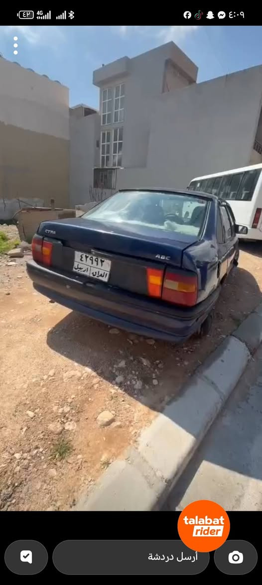 اوبلي فيكترا موديل 1992مه كينه 20كير عادي 8وه ر غه رامي له سه را سياراك به لايك ليدراوا به وه ركه راي افروشم***********بنحه مور به شه رت سحري 32محمله أربيل, العراق
