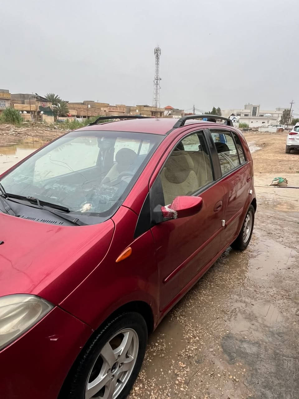 سلام عليكم للبيع شيري A1 رقم قادسيه تحويل مباشر
كير كهربائي 

تبريد شغال 
مكينه شغاله 
رقم قادسية 
بيه صبغ مكانات بسيطه بدون ضربة ولا تبديل 
سياره حلوه جاهزه 
للستفسار *********** مكان السياره حله 
السعر 28
