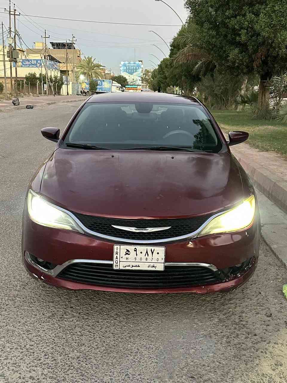 السلام عليكم
للبيع . كرايسلر c200 

*موديل 2015

*محرك 2.4   4سلندر

*بصمة باب "

*بصمة صندوق

*كير ماوس 

*كير9نمر

*كروز سرعه 

*تحكم ستيرن 

*اوامر صوتيه

APS مانع انزلاق *

*تراكشن كونترول 

*هاند بيرك بصمه (P) 

*لايت وبكلايت LED

*لايت زنون
شاشه

*كامره خلفيه دواره 

*تبريد بعز الصيف ثلج 🥶

*ويل كب 17 البلادي مالها 

*جام اوتو 

*تايرات جديده شادهم
صدره جديد مناقصه اي شي 
*مكينه جديده هيه و الكير

*برمجة حماوه 95وتنزل 85

*عليها برمجة رون سيفتي حمايه

*حادثها بنيد و خشم الجاملغ
*وبيها ملاحظات خفيفه يحتاجله 
دعاميه إماميه وصبغ بنيد فقط

*رقم بغداد تحويل ثاني يوم بسمي

  الشراي يتصل

*مكاني كربلاء
*رقم ***********

"
