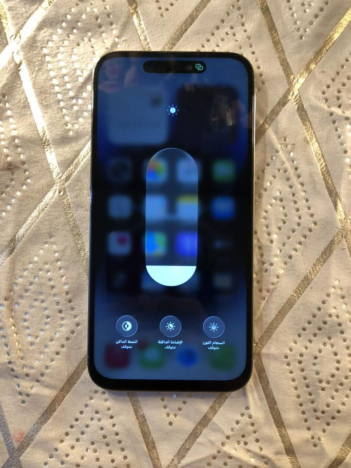 سلام عليكم مبايل ايفون 14 برو ماكس نضيف مبدل بي فقط شاشه من الصين جبته اصليه وبيه 3 خيارات طبق الاصل الباقي مكفول بطاريه 82 ذاكرته 256 السعر 800 الف التواصل *********** مكاني بغداد مدينه الصدر
