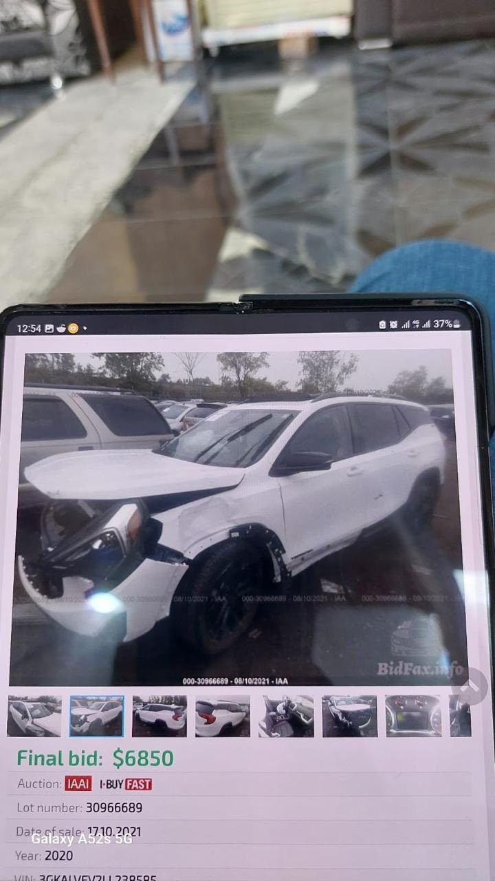 GMC terrain 2020 full plus
الحادث موضح بالصور ...سيارة ممتازه ضمان بدون اي نقص  كاملة مكملة فول بلس  ، محرك وگير مضمونين  ، تبريد . كراسي كهرباء السايق والسكن ، المحرك ١،٥ تيربو كلش نظيف شرط الفحص ، السيارة رقم  السليمانيه ، ماشيه ٧٥ ميل ، السعر ١٦٠ ورقة وبيهه مجال للطيبين للاتصال ***********
