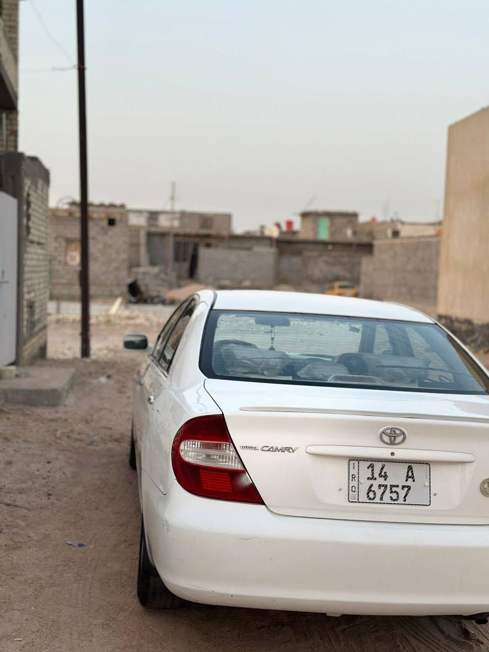 كامري 2004 كفاله من الضربه والصبغ والتبديل رقم جديد انكليزي مكاني البصره ابو الخصيب
***********
