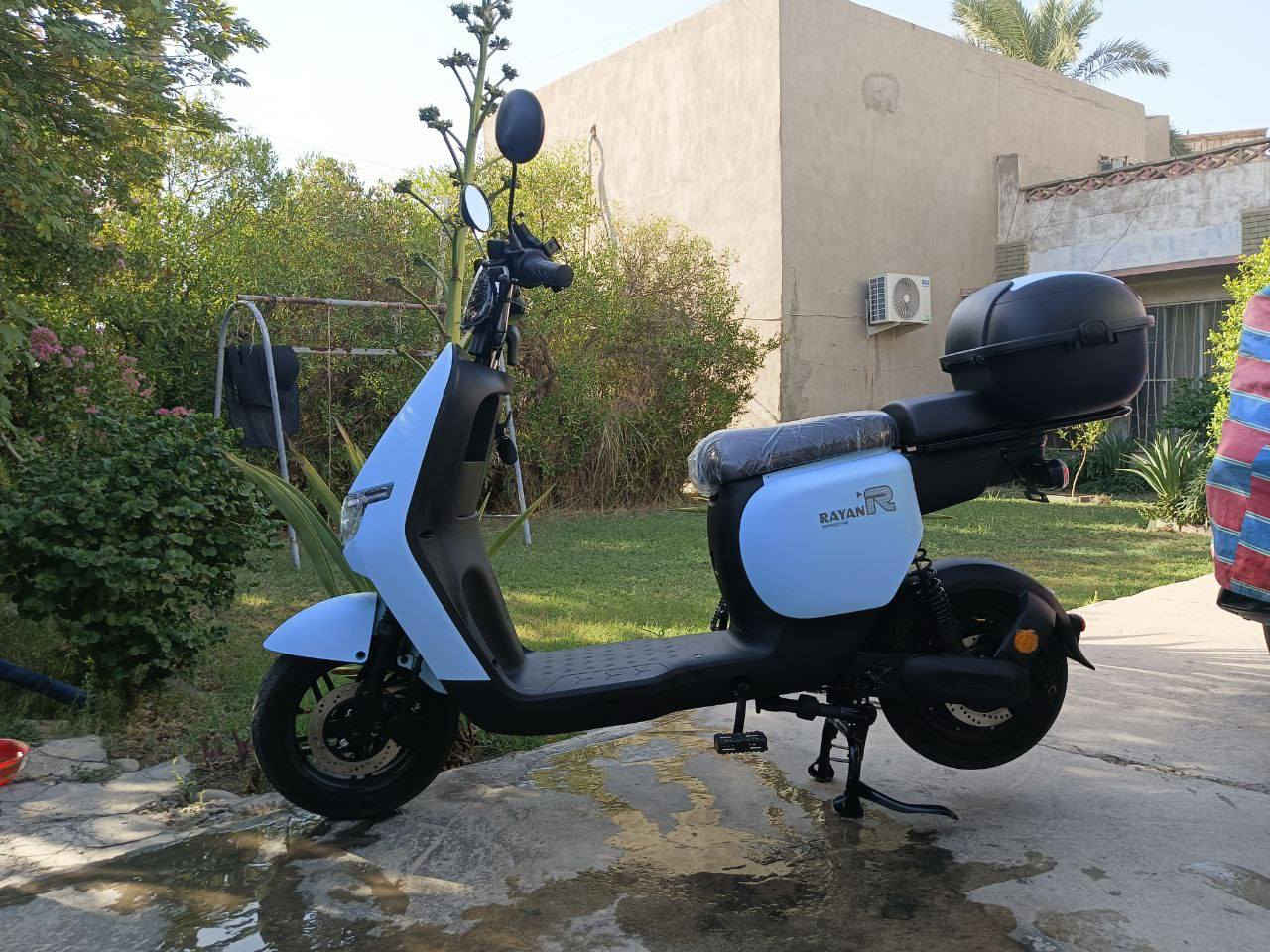 دراجه ريان اربع بطاريات ولي 32 امبير دبل اشاره نضام رجوع للخلف Rشاشه يبين عليها أي عطل اربع سرع لايت عالي ناصيي جنطه بيها دبل مفتاح ودبل بصمه تشغيل عن بعد ودبل سويج للجنطه وستاند للتلفون ومنفذين شحن تلفون وبايدار  جديد سرعه 55السعر 480 الرقم***********
