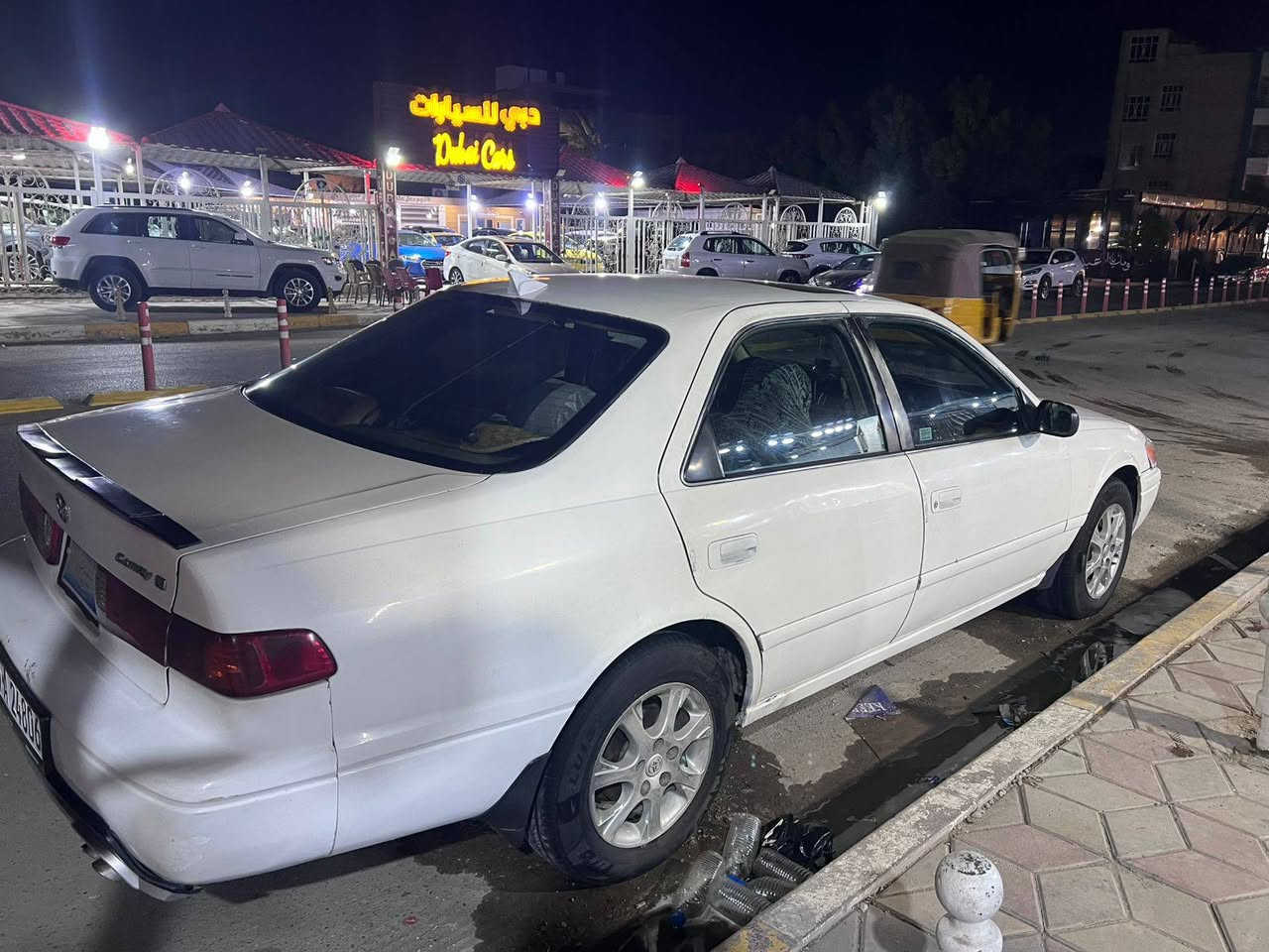 سلام عليكم كامري موديل 2001 كير مكينه مكفول اوتوماتيك حجم المكينة 2400 ام جف ايرباك قطعتين مصبوغه عام جماليه اثر شخوط لايت زنون شاشه تاب رقم قادسيه انكليزي الشرعي سكنة بغداد تحويل مباشر الرقم السعر اتصل وبالخدمه  *********** ابو حسين الساعدي
