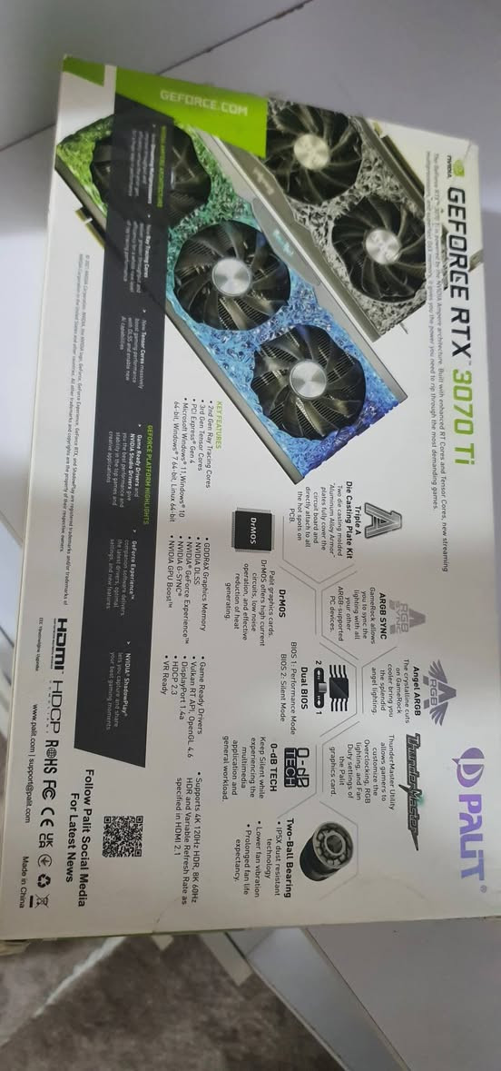 تجميعه للبيع استخدام قليل كل القطع براندات قويه
Gpu 3070ti pylit
Cpu R5 5600
M b B450 Gigabyte
Nvme M.2 1t
Ram  8*2 T force 3600 rgp
Psu 700w
Ag 400
Case black +4fan
مكاني كربلاء 
سعر مليون ومية


**إذا كنت صاحب هذا الإعلان وتريد حذفه لأي سبب، رجاءا أرسل رسالة إلى الدعم الفني**