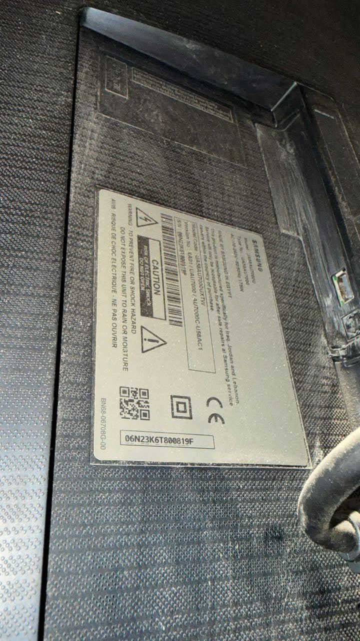 شاشه سمارت سامسونج حجم 55 بوصه انتاج 2025 موديل UA58AU700UXTW
فول مواصفات
Wifi العاب ربط ع التليفون انعكاس
ذكاء اصطناعي 
دقه 4k

بسعر مناسب جدآ
550  الف وبيها مجال
عنواني بغداد البنوك
***********
