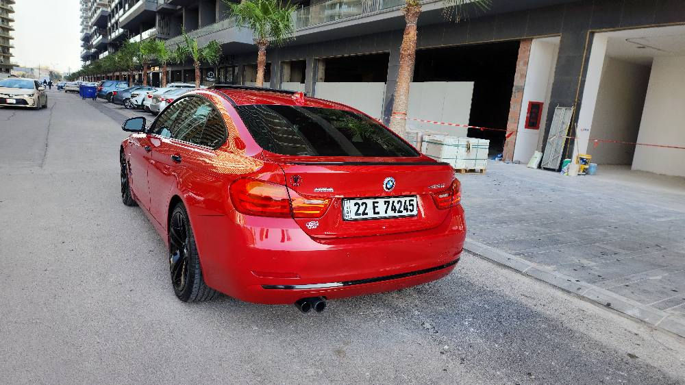 BMW 428i خليجي شةريكة العروش 
موديل ٢٠١٥  ناو سوور
 كلينة هيچ بوياغ و ليدراني نية  
يةك بست تعديلي هةية 
١١٠ هزار رويشتية 
فوول مواصفاتة  
هةموو جياني لةسةر بيلادية  
گير و مةكينة بةشةرت 
تحويل و غرامة بةشةرت 
سعر ١٦٥$ و مجال 
***********  كورك واتساب 
شوين هةولير أربيل, العراق
