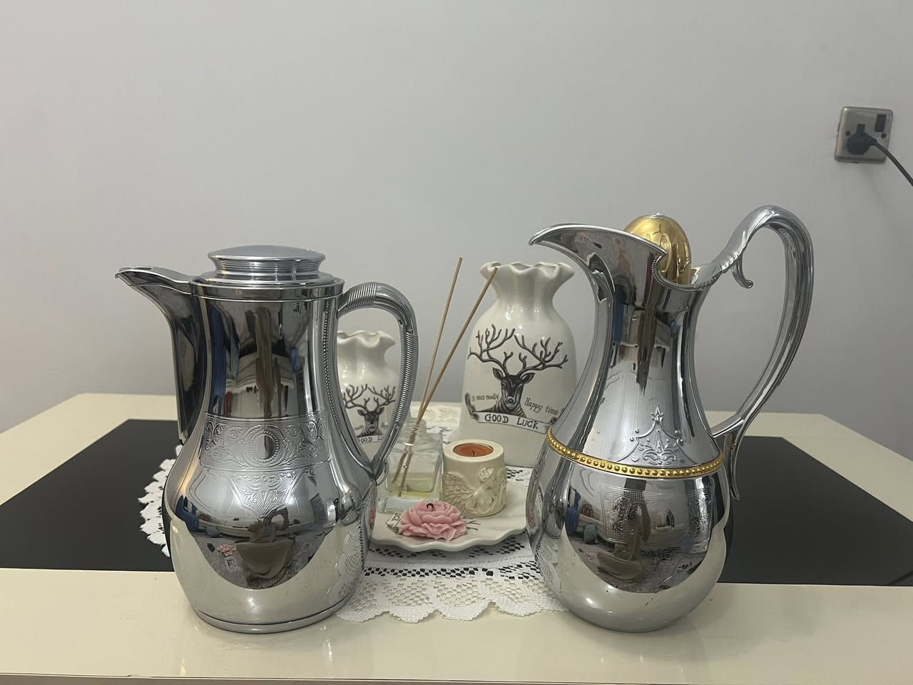 ترامس الاصالة ترامس الضيافة ماركة السيف الشهيرة  متوفر ٢ سيتين   كما موضح بالصور.. حار  ساعات طويلة داخلة شيش زجاج وردي … الاسعار خاص رجاءا


**إذا كنت صاحب هذا الإعلان وتريد حذفه لأي سبب، رجاءا أرسل رسالة إلى الدعم الفني**