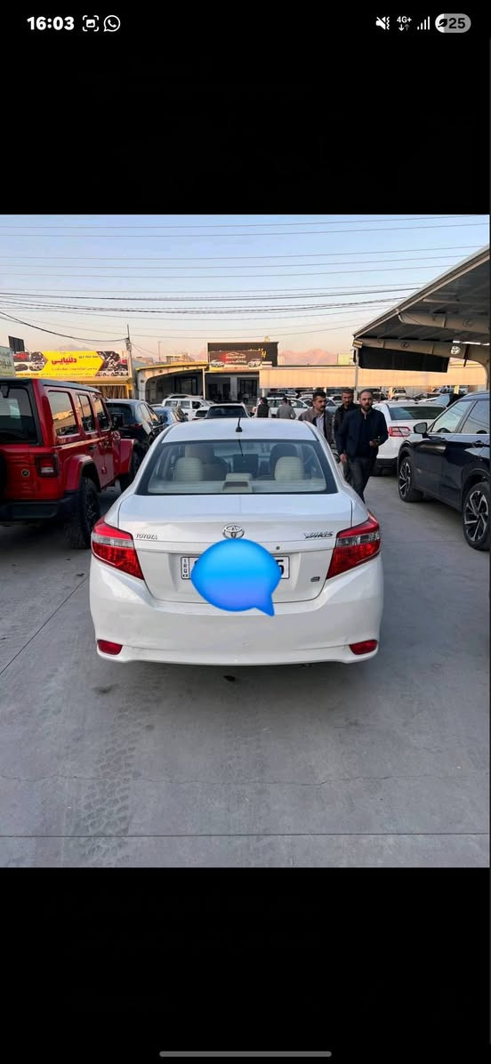 تۆیۆتا یارس  ساڵ: 2016 جۆر: Basic کیلۆمەتر: 161 هەزار کم سەنەوی تازە بە شەرتی گێر و مەکینە کلین
🟦 

مواسەفات:
ماتۆڕ 4 سلێندەر 1.5
گێری ئۆتۆماتیک
ئاگری کەڤن (A/C)
پاوەر ستێرینگ
جام کارەبا
ئاویەنە کارەبا
ئایرباگ
ABS
سنتر لاک
ڕادیۆ / AUX / USB

ژمارەی خاوەن ئۆتۆمبیل:
***********
