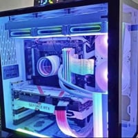 مساء الخير Case: Lian Li O11 Dynamic White PSU: Corsair HX750 Watt wit...