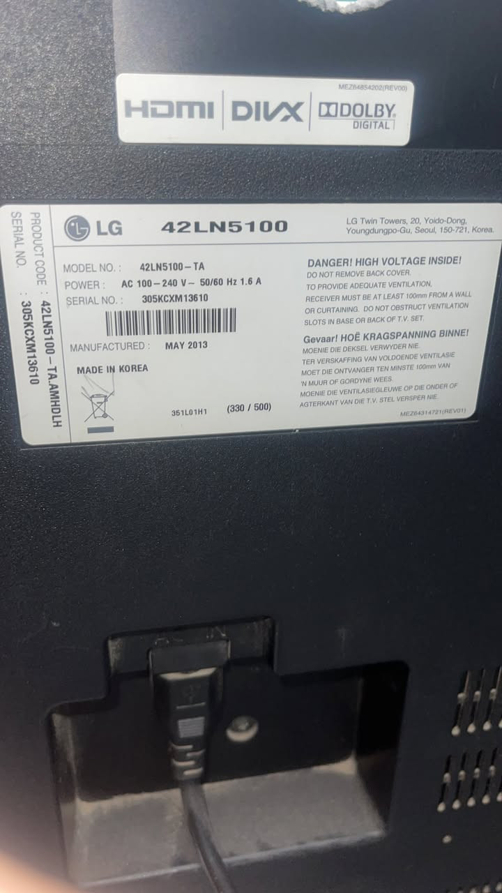 LG حجم 42 للبيع عل هل وضع بيش تفيدكم للعلم باب اول كوري مو تقليد


**إذا كنت صاحب هذا الإعلان وتريد حذفه لأي سبب، رجاءا أرسل رسالة إلى الدعم الفني**