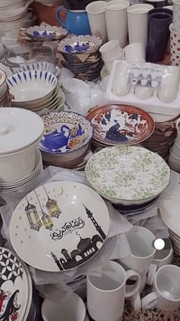 فرفوري • فناجين قهوة مزخرف • توصيل لجميع المحافظات