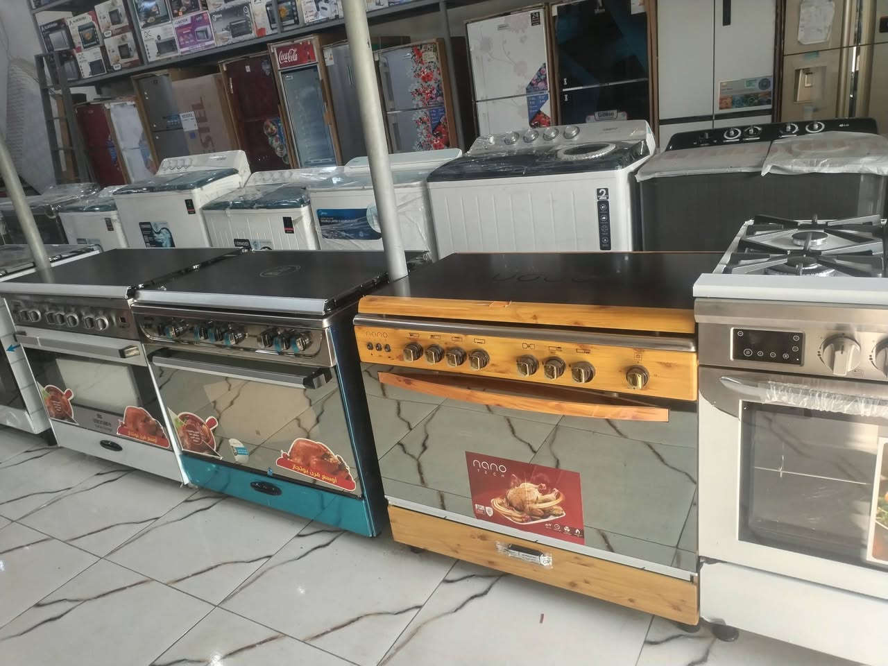 يتوفر لدينا طباخات مختلف الاحجام والماركات كما موضح في الصور نقدا وبالتقسيط 
#جمعيةبيتي
#للبيع بالتقسيط


**إذا كنت صاحب هذا الإعلان وتريد حذفه لأي سبب، رجاءا أرسل رسالة إلى الدعم الفني**