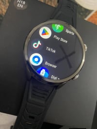 ساعة ماركه H18 كاميره سيم كارت رام 6 ذاكره 128  كامل ملحقاتهه العنوان ...