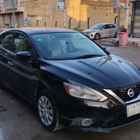 نيسان سنترا موديل 2018 حادثها باب او جاملغ الخلفي حادث صطحي لا دواخل و...
