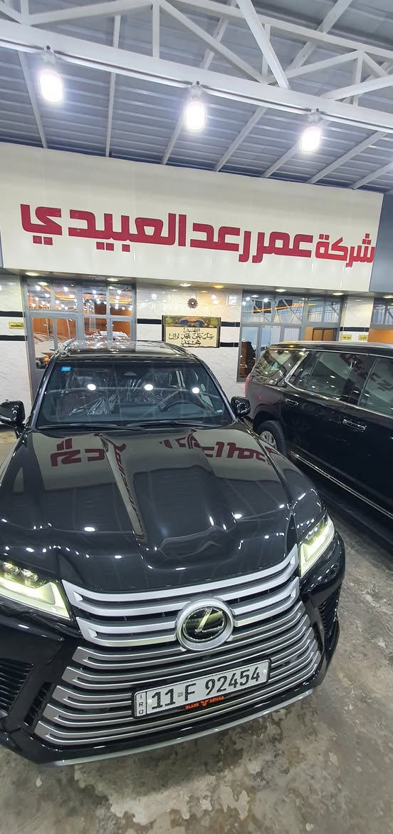 شركة عمر العبيدي لتجارة السيارات الحديثة 
تتوفر لكزس LX 600  بلاتنيوم 
السياره زيرو مرقم بغداد 
السعر ٢١٨ مليون دينار عراقي 
العنوان بغداد الكريعات شارع المعارض للاستفسار 
***********
