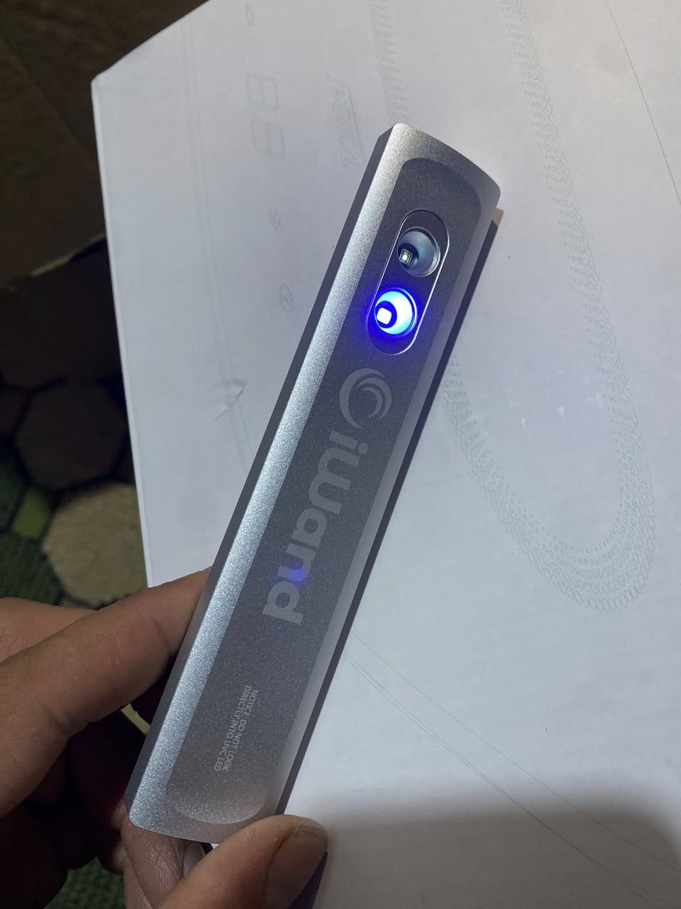 ودّع الجراثيم بكل سهولة! جهاز iWand يعمل بتقنية UV-C لتعقيم الأسطح وقتل أكثر من 99% من البكتيريا والفيروسات خلال ثوانٍ، بدون مواد كيميائية.

✔️ محمول وخفيف
✔️ آمن للأجهزة الإلكترونية والهواتف
✔️ يعمل بضغطة زر
✔️ بطارية قابلة للشحن
✔️ مثالي للمنزل، المكتب، والسفر

🛡️ نظافة ذكية… أينما كنت***********
