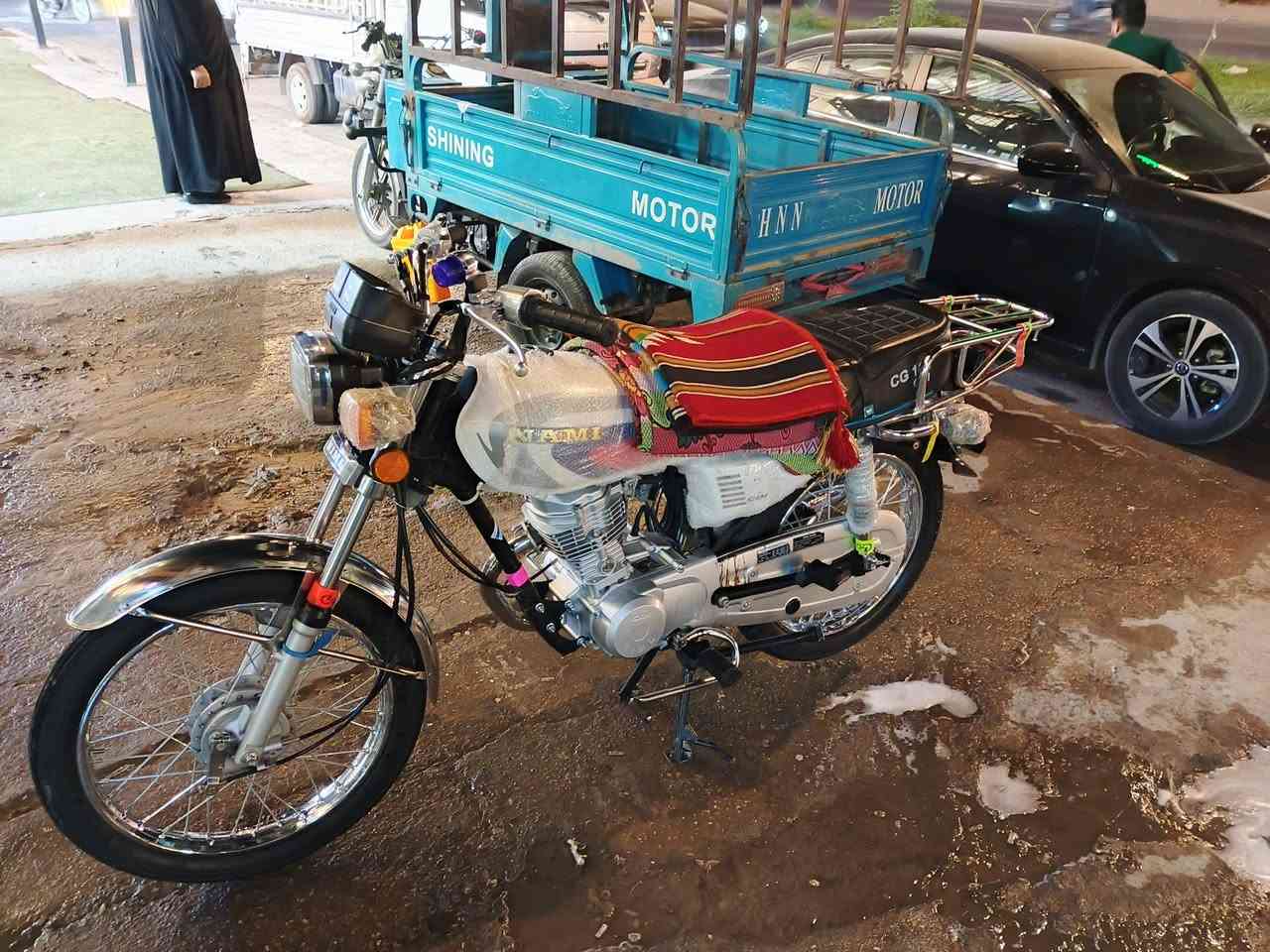 سلام عليكم حبايب دراجه البيع ربعه كير 2026 صاله شهر من طالعه من معرض دراجه نضيفه مكافوله كفاله عامه شراي يتصل ***********
