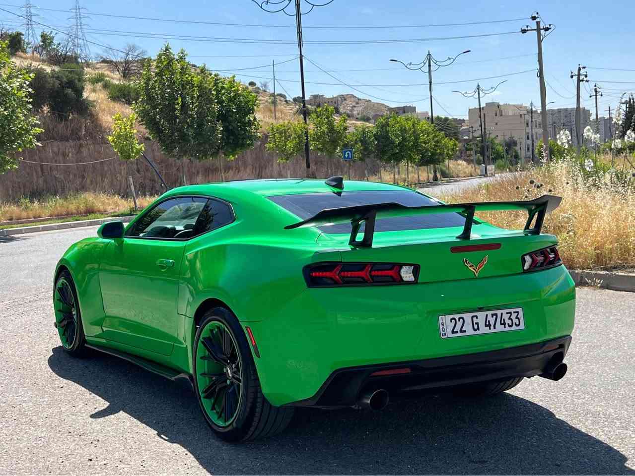 CAMARO 2017 V6 3600 1/1

السعر 115. او مراوس حسب القناعه
***********
نسخة الفيفتي FIFTY 
كمارو لون مميزن بلادي💚
سياره بسمي تحويل وكال شرط
سنوية هزه جديد لحد 31
كير محرك كهربيات كلها شوط
ماشيه 64 الف ميل  
اربع وضعيات قيادة 
بصمة و سلايد تشغيل وأبواب 
تشغيل عن بعد 
تبريد ثلج كشن تفئه و تبريد
شاشة + كار بلي + اندرويد اوتو 
كامره دوارة
تحكم ستيرن كامل 
شفتات كير ورة الستيرن 
كير 8 نمر مكفول اوتو +.
تاير تو سايز 
محدث كورفيت 
صبغ حزام بدون اي دواخل صور حادث موجد 
(***********) واتس موجد 
السعر 115. او مراوس حسب القناعه دهوك, العراق
