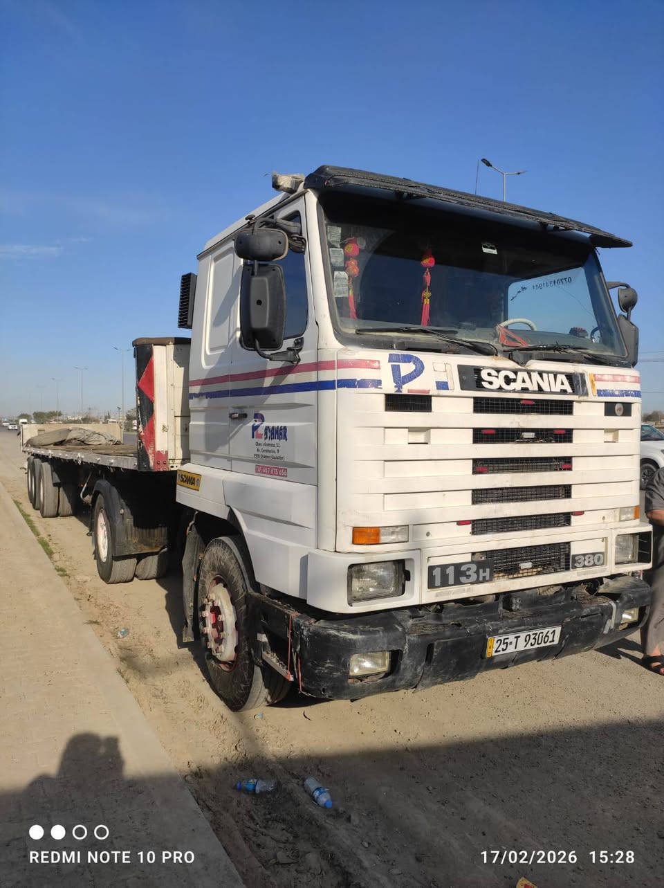 السلام عليكم ورحمة الله وبركاتة
اخوان مكلف بالنشر سكانيا بطة بم كهربائي الراس تخم تاير سنوية لحد ال 29موديل 1995 للبيع راس وعربانة  مربوطة فلات  اوربي ثلاث محاور مابيها برغي نقص بوجهك للشغل 

للاستفسار الاتصال على الرقم التالي ***********/المكان كركوك
