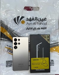 سامسونج اس ٢٥ اللترا ذاكره ٢٥٦ لون ذهبي جهاز جديد ماصارله شهر ماخذه ال...