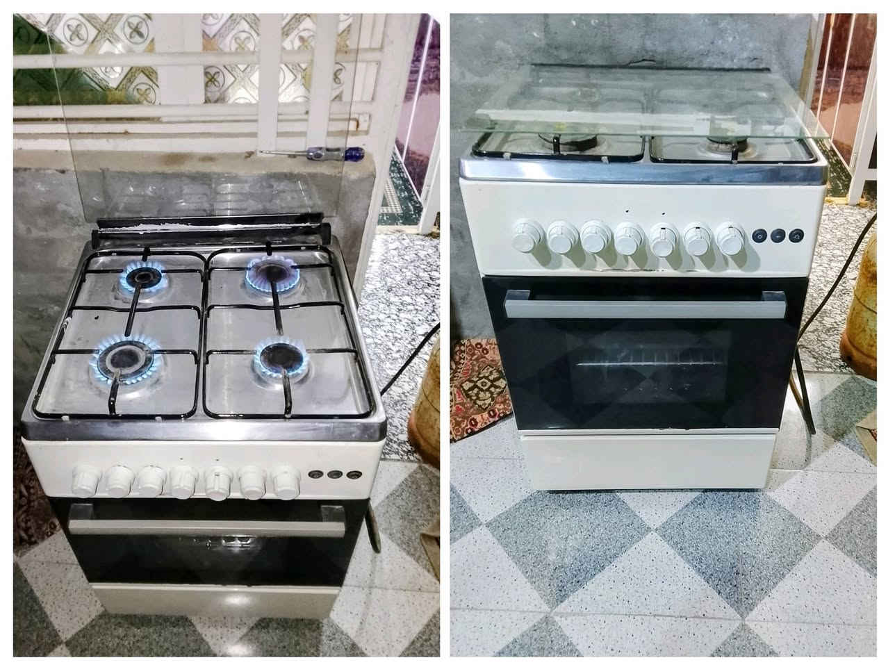 ثلاجة 9قدم رصاصية استخدام شهرين فقط ملحقاتها كاملة+مفتاح
ثلاجة مكتبية اللون الأبيض بابين مستخدمة شهرين فقط 
براد ماء نظيف جدآ شغال حار +بارد+ثلاجة 
مجمدة ١٠ قدم نظيفة كلش تجميد ممتاز 🥶🥶
طباخ لون حليبي استخدام شهرين فقط شغال كله +ملحقاته
تفاصيل اكثر يرجى الاتصال بالرقم التالي
*********** واتساب 
***********
او المراسلة عبر الماسنجر
