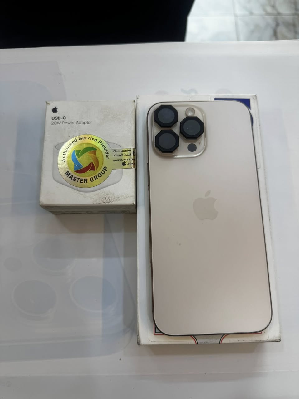 ايفون 16 برو ماكس 256 ذاكرة
بطارية 92‎%‎‎
نضافه 100‎%‎
شرق اوسط الاصلي
كامل ملحقات الاصلية 
شركة ماستر الاصلي 
السعر مناسب 
***********
العنوان القطاع شارع السوك مجاور عوينات الكرار 
مركز الشمس
