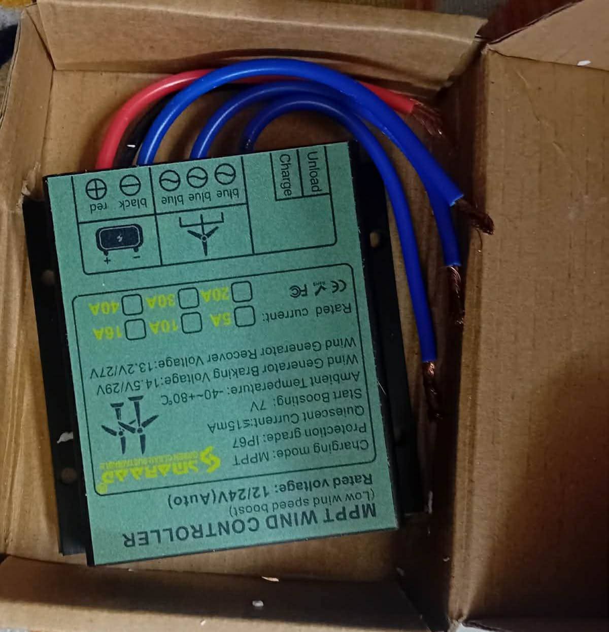 🌪️ كهرباء من الرياح.. جديد زيرو! 🌪️
توربين 5 ريش نظام 12V/24V كامل وية المنظم الذكي mppt. طاقة مجانية ونظيفة بالكارتون. مثل ما اموضح بلصورة
​📩 اعلى سعر ابيع _عل خاص انطي سعرك.!


**إذا كنت صاحب هذا الإعلان وتريد حذفه لأي سبب، رجاءا أرسل رسالة إلى الدعم الفني**