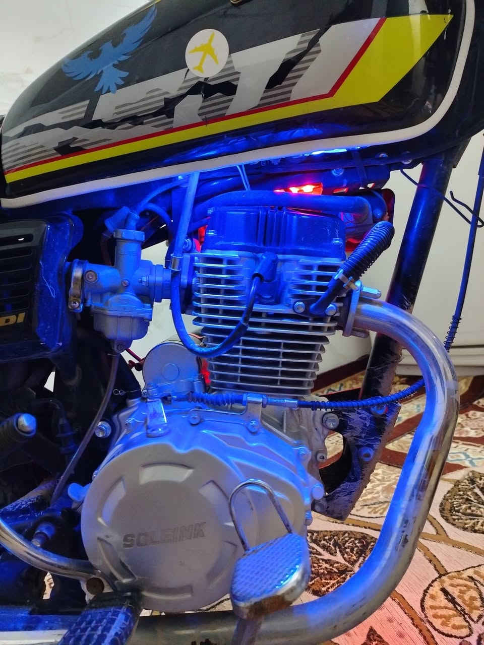 سلام عليكم للبيع سولنك باب اول وزن ثقيل سلف 5كير موديل 2024 محرك ما مفتوح شرط كهربيات نشرات فول رزانه سرعه فول ما بي كل عيب كلا علا بلادي منفيس سويج بلادي محرك150cc سعر 625مجال قليل للطيبين ***********
