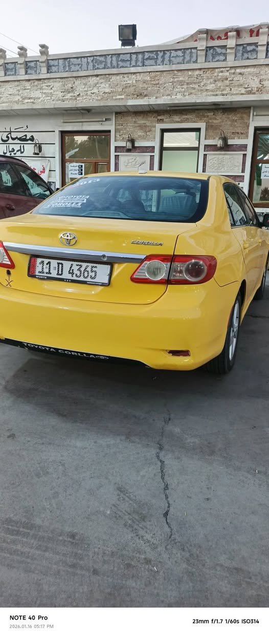 سلام عليكم للبيع كورلا موديل 2013 رقم بغداد سنويه لغايه 2030
مكينه وكير كسر كارتون مبدلات جدد منضومه غاز 
سياره جاهزه ماتصرف عليها الف السياره بدون معجون شرط ع فحص بيها جاملغ وبنيد بدون دواخل سعر 125 وبيها مجال . 
مكاني تكريت 
***********
***********
