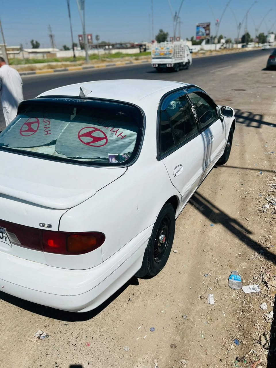 مكلف بل نشر 
سلام عليكم 
سوناته موديل 1995 مكفوله من ضربه محرك كير مكفول تبريد تدفئه كله شغال بيه قطع صبغ 
كير عادي رقم نكليزي ويل اسود 
سعر / 53 بيه مجال 
رقم صاحبه 📞 ***********
مكان سياره ديالئ
