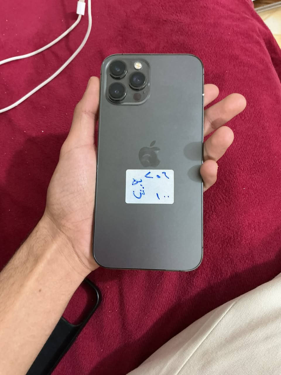 السلام عليكم ايفون 12برو ماكس بطاريه 100/مبدله وكالة /وشاشه شاده اله ب 190/للبيع او مراوس @إشارة. رقمي ***********
