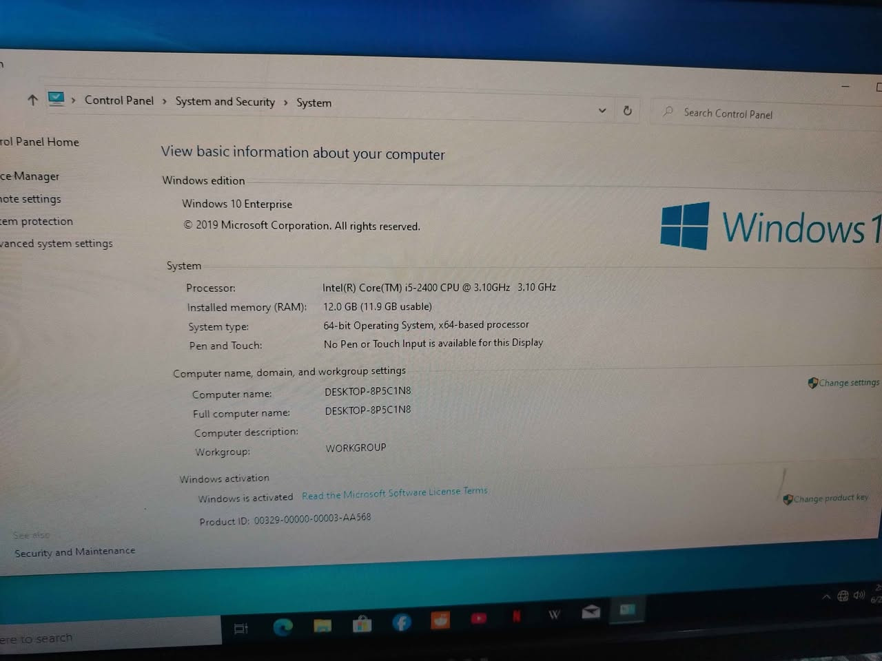 حاسوب dell  كامل مكون من كيس و الشاشة حجم 19  و ماوس و كيبورد و وايرات كامل للتشغيل و واي فاي
core i5 جيل الثاني
ram 12g 
hard 500g hdd
wi.fi
سعر 80 الف
توصيل  متوفر مجاني كالار, السليمانية


**إذا كنت صاحب هذا الإعلان وتريد حذفه لأي سبب، رجاءا أرسل رسالة إلى الدعم الفني**