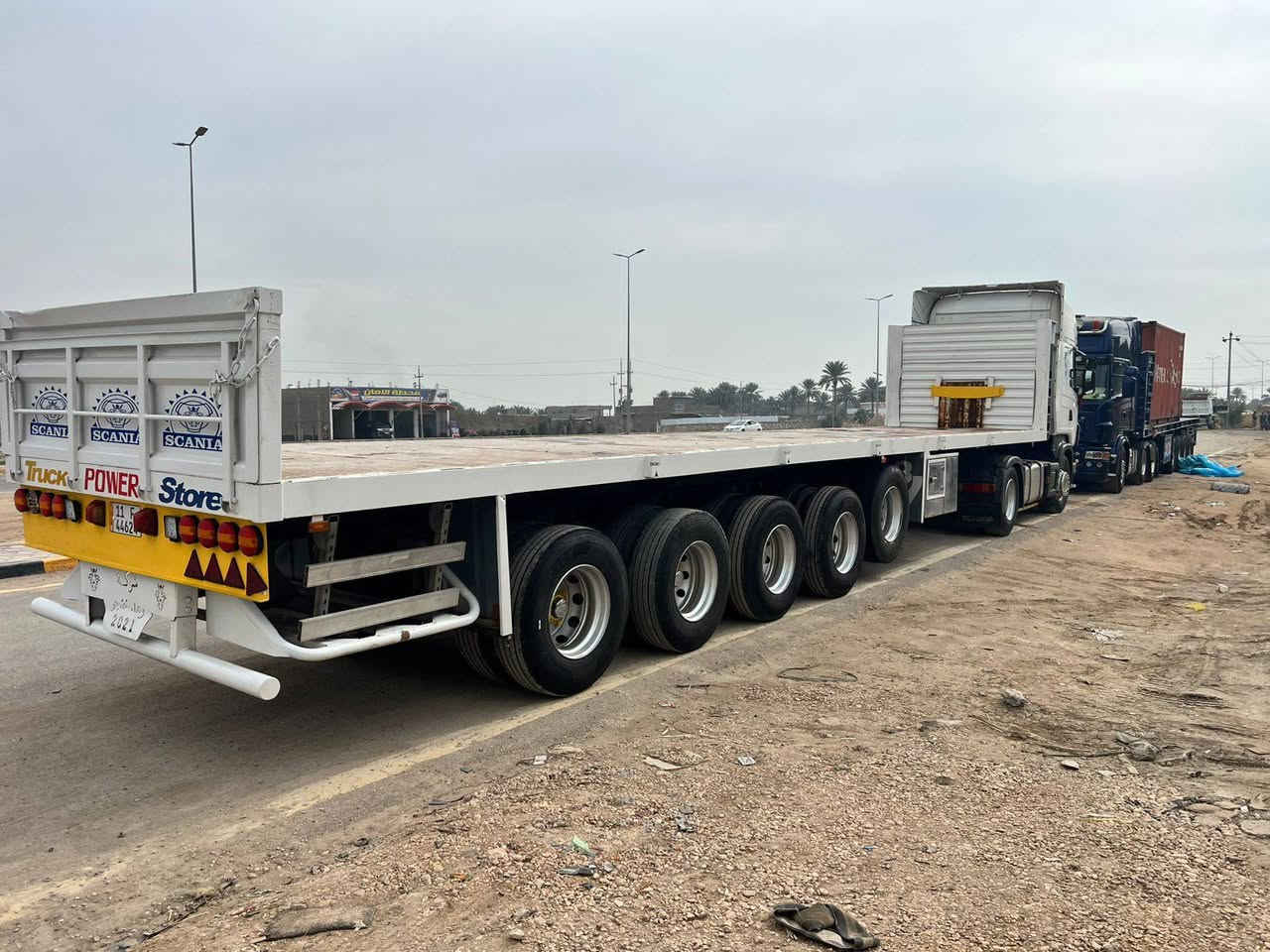 للبيع
سكانيا 2006 محرك 420 أربع خطوط لابخار ولاصرف رتايدركير 900 3×3 
سنويه صادره قبل شهر بغداد خمس محاور جاهزه على الشركه عربانه جديده شركة وعد خنر خمس محاور راس وعربانه تخم تاير جاهزه للعمل كفاله عامه


**إذا كنت صاحب هذا الإعلان وتريد حذفه لأي سبب، رجاءا أرسل رسالة إلى الدعم الفني**