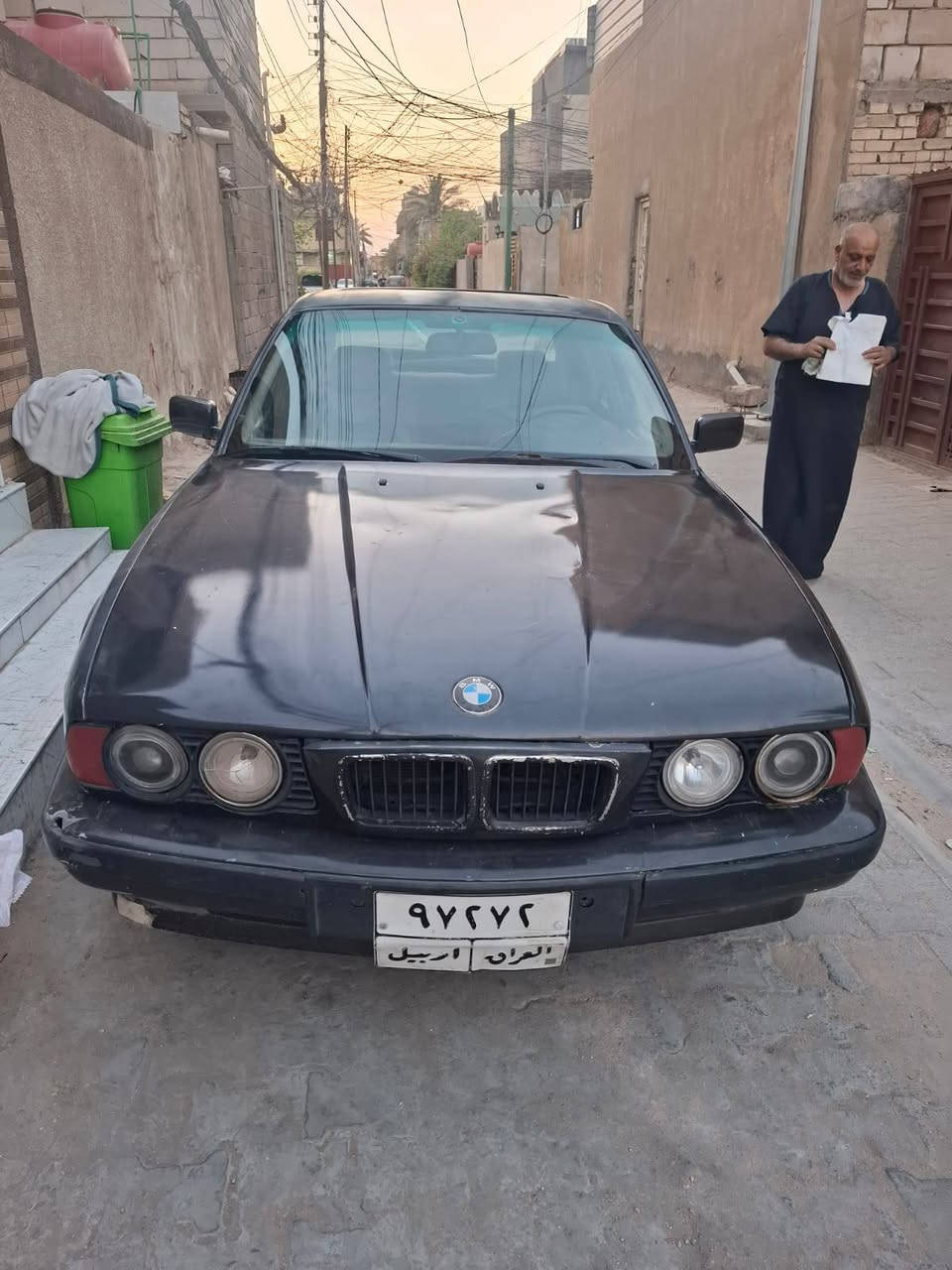 بي ام 525.  للبيع رقم اربيل سياره نظيفه تبريد شغال. *********** محرك بيه خيط بخار
