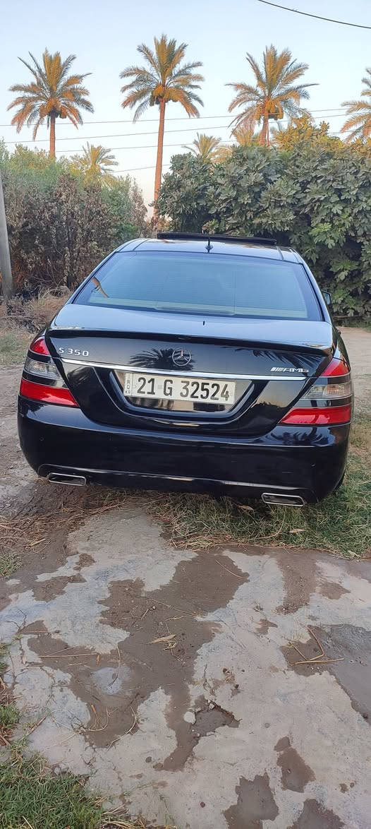 السلام عليكم 
للبيع 
مارسدس s350 موديل 2008 
مواصفات 
محرك 6 سلندر 3500
سقف بنوراما 
جكات تصعد وتنزل 
كشنات جلد وكهرباء مع وضعيات خزن 
ستيرن كهرباء 
مثبت سرعة 
بردات خلفية مع جانبية كهربائية
ابواب شفط 
صندوق كهرباء 
3 وضعيات قيادة مع شفتات ستيرن 
مري شفط مع اشارة بالمري 
شاشة،. كاميرا 
حساس امامي خلفي. 
 رقم سليمانية تحويل او وكالة سنوية 2031 فحص وهزة جديدة 
سيارة بدون حادث فقط مكانات صبغ 
مكاني بابل مشروع المسيب لاستفسار ***********

