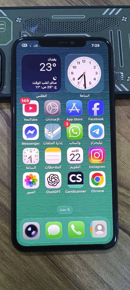 السلام عليكم
للبيع ايفون 11pro max
دبل شريحة 
ذاكرة 256
بطاريه 100% مبدلة اصلي
شاشة اموليد 3 خيارات وكالة 
شغاال 100%مابي كل عيب 
السعر المطلوب 275


**إذا كنت صاحب هذا الإعلان وتريد حذفه لأي سبب، رجاءا أرسل رسالة إلى الدعم الفني**