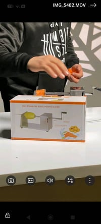 قطاعة بطاطا حلزونيه فقط ٢٥ الف مع التوصيل مجانا للحجز راسلونا واتساب 0...