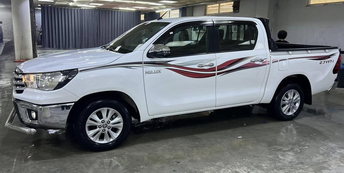 للبيع تيوتا هايلوكس موديل 2020مةكفول رةقمة سليمانية سةنةوية جديدة 2030بسمي بشرط طحويل ئوتوماتيك 126ماشية سعرة 255$مكان كلار ***********
