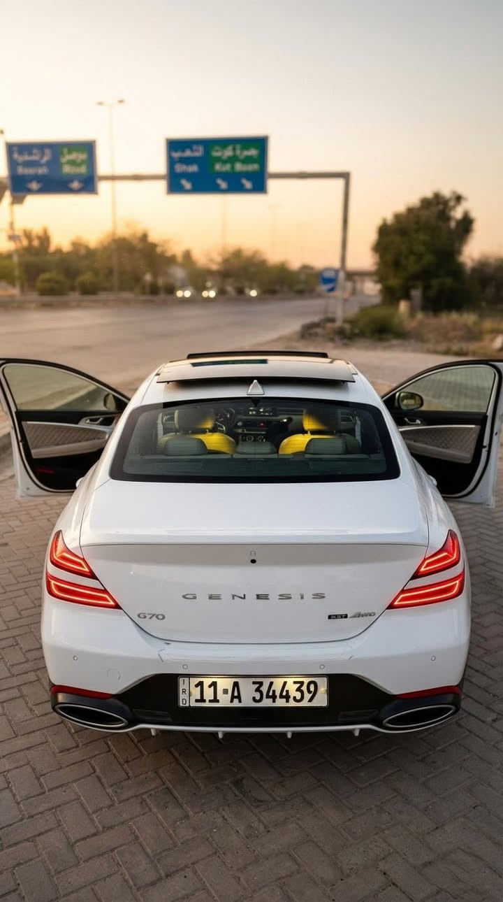 جينيسس G70 برستيج اعلى فئة
ملاحظة اقره التفاصيل زين 
جينيسس  G70 V6 4wd
3.3 توين توربو
كير 8 نمر 
الموديل 2022
الممشئ 49 الف M 
اللون ابيض 
الضرر جاملغ أمام فقط بدون 
شاصي ودواخل ولغد
الفئة برستيج اعلى مواصفات
داخل جلد بقلاوة كريمي 
سقف وتكم ودشبول خلفي كنتارا اسود
اربع كامرات 
بصمات صندوك مع بيبان  
ويل 19 تو سايز مع اطارات مشلن بلادي
فجوج بريمبو احمر
رادار امامي وخلفي وجانبي وخروج عن المسار
داتا شو عالجامة الامامية
حساس امامي خلفي
كشنات تدفئة تبريد وسترن هيتر
كشنات وستيرن كهرباء مع خاصية الخزن
منفذ شحن وشاحن وايرليس
لايت اوتو
ماسحات اوتو
مرايا جانبيه شفط واشارة وهيتر ورادار وقلاب 
صندوك كهربائي
فتحة سقف بانوراما
سستم صوت ليكسكون
تشغيل عن بعد
شفتات ستيرن
كيجات الكتروني
جام اوتو دبل
بك موث مدخل هواء
رقم بغداد تحويل ثاني يوم
السعر 220 قفل 
***********
